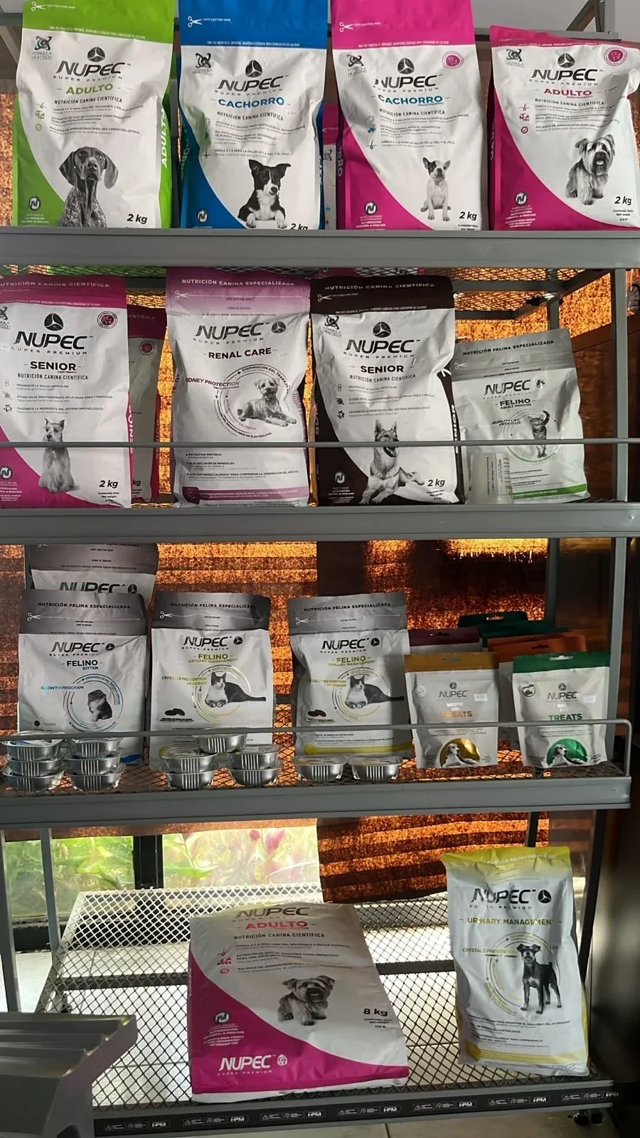Bolsas de alimento premium para perro y gato