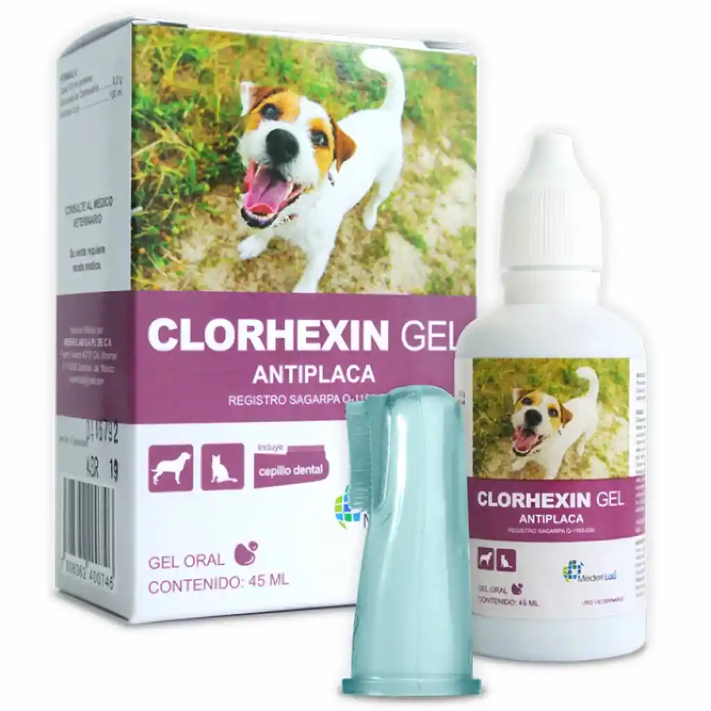 Clorhexin Gel Antiplaca para mascotas